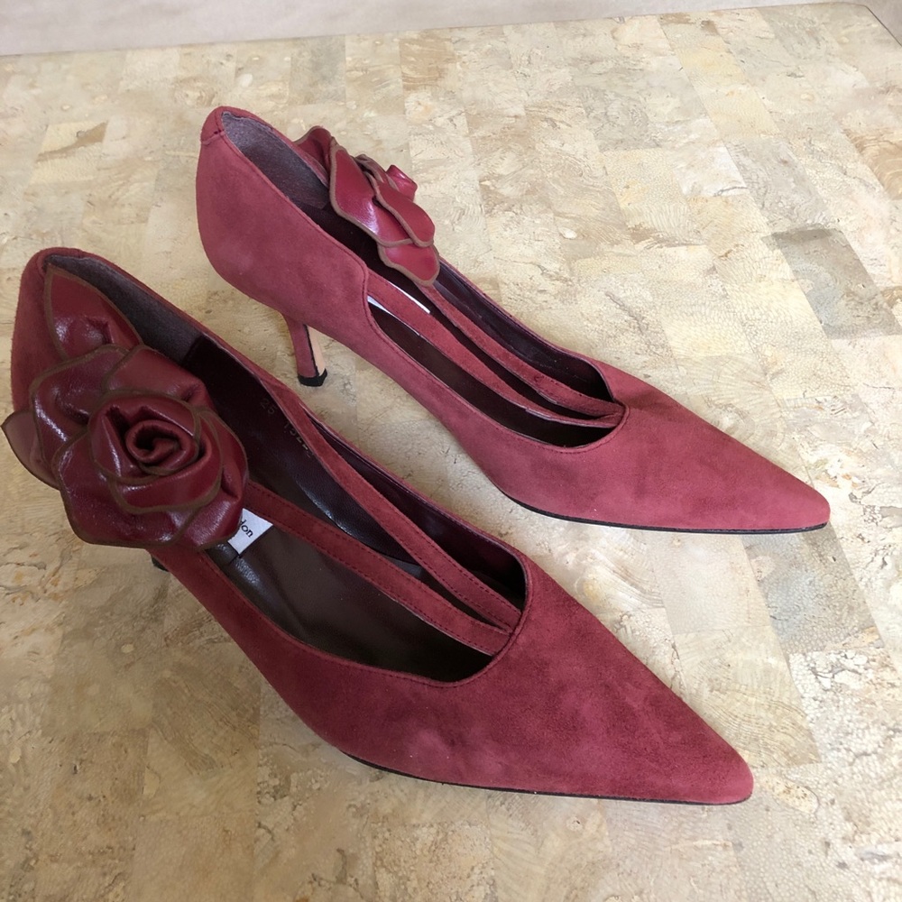 Merlot Suede Pumps